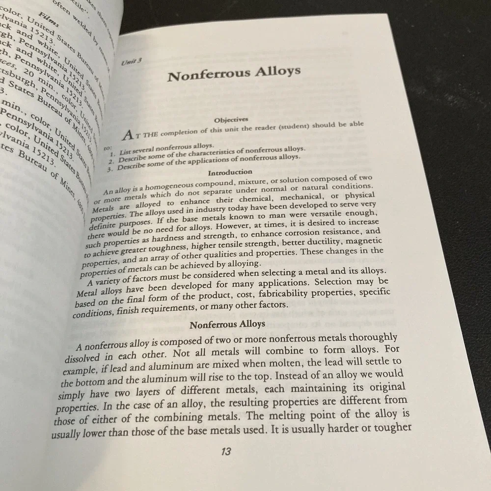 Properties and Uses of Ferrous Nonferrous Metals Kazanas Steel Engineering Text